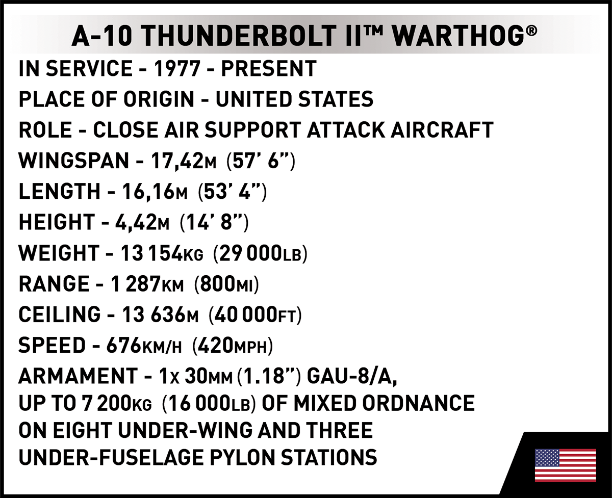 COBI® 5856 A-10 Thunderbolt II Warthog