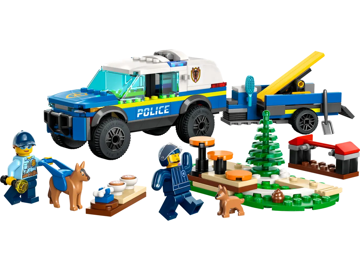 LEGO® City 60369 Mobiles Polizeihunde-Training