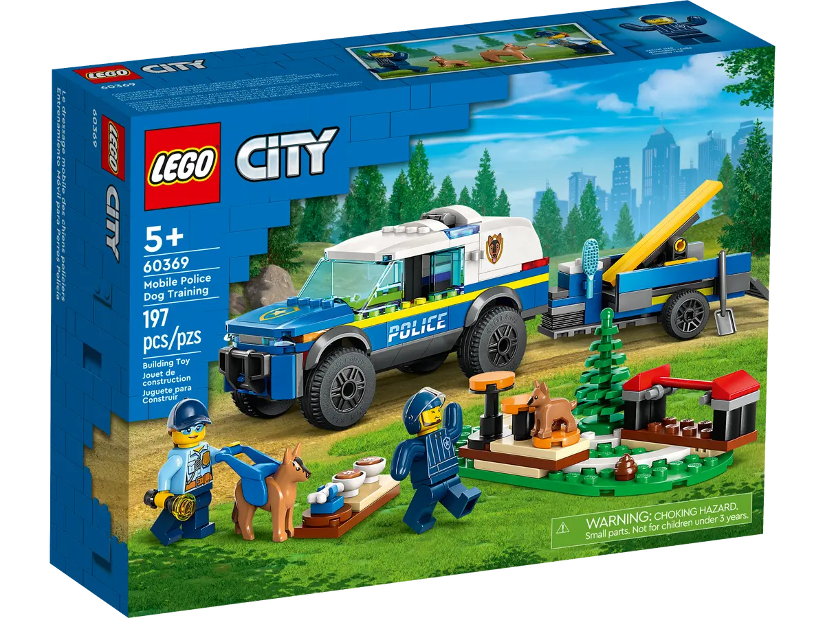 LEGO® City 60369 Mobiles Polizeihunde-Training