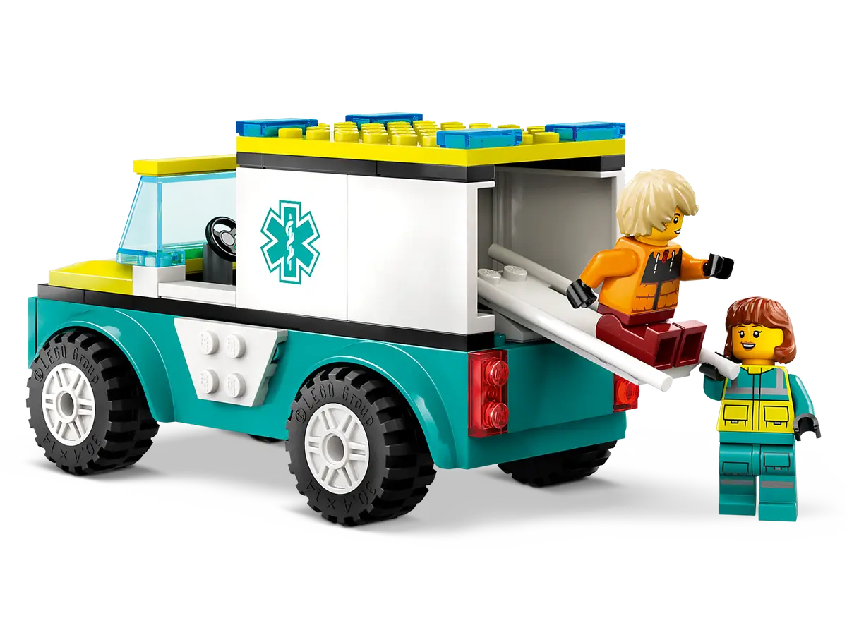 LEGO® City 60403 Rettungswagen und Snowboarder