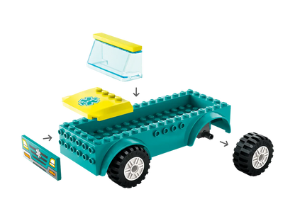 LEGO® City 60403 Rettungswagen und Snowboarder