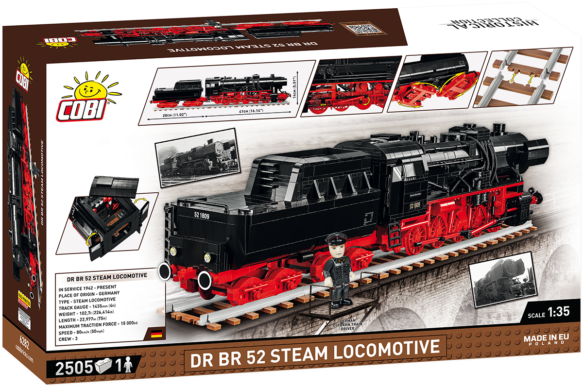 COBI® 6282 DR BR 52 Steam Locomotive