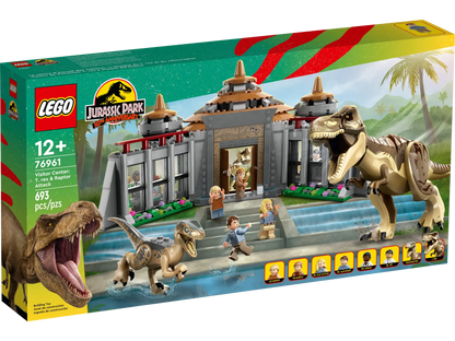 LEGO® Jurassic World™ 76961 Angriff des T. rex und des Raptors aufs Besucherzentrum