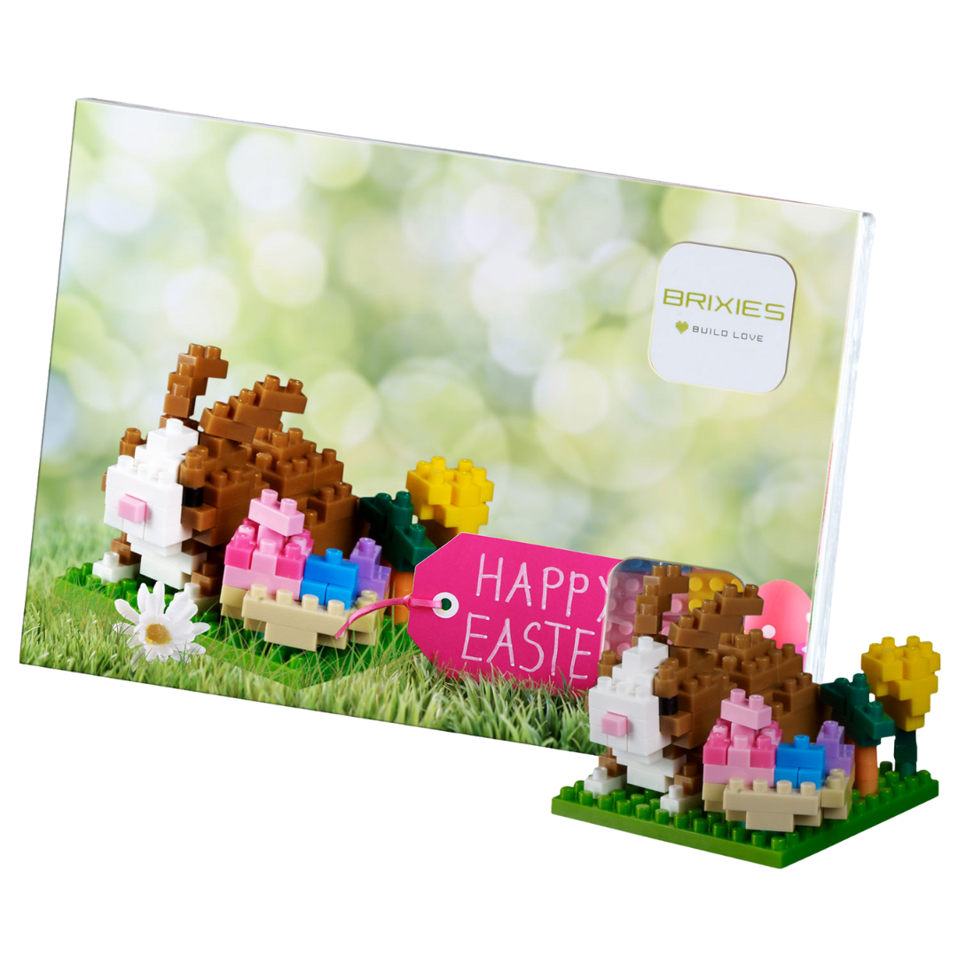 BRIXIES® Postkarte Osterhase