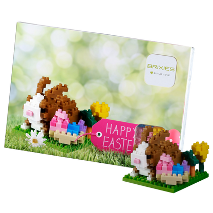 BRIXIES® Postkarte Osterhase