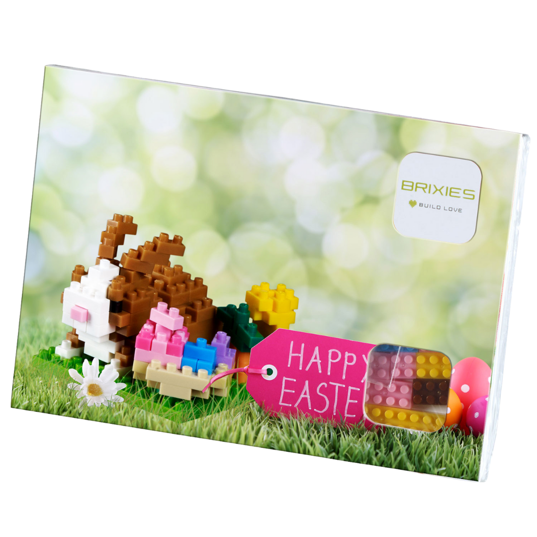 BRIXIES® Postkarte Osterhase