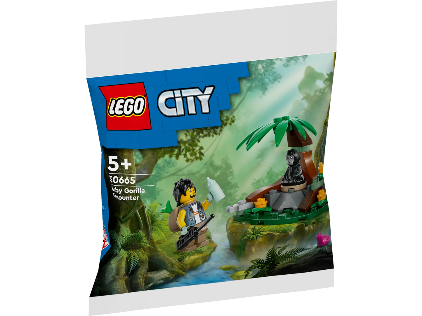 LEGO® City 30655 Dschungelforscher mit Baby-Gorilla