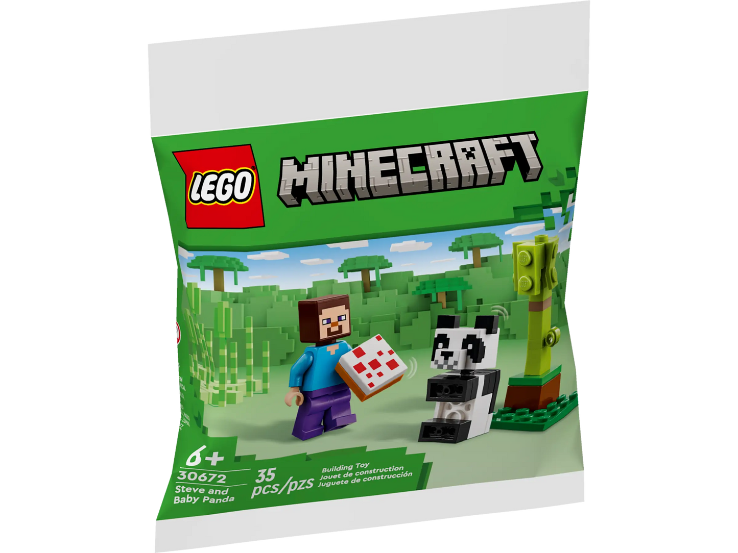 LEGO® Minecraft 30672 Steve mit Baby-Panda