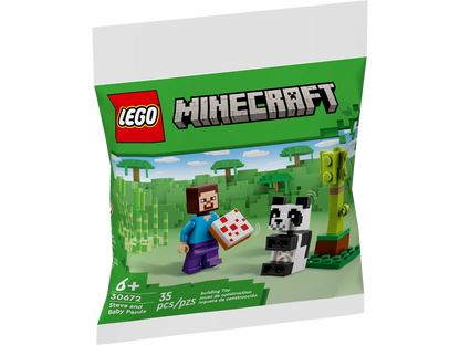 LEGO® Minecraft 30672 Steve mit Baby-Panda