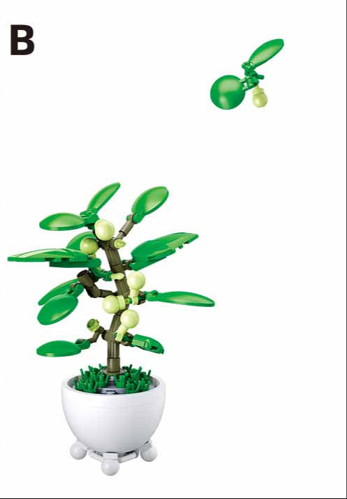 Sluban M38-B1075B Blume im Topf