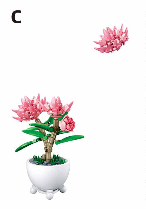 Sluban M38-B1075C Blume im Topf