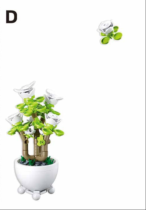 Sluban M38-B1075D Blume im Topf