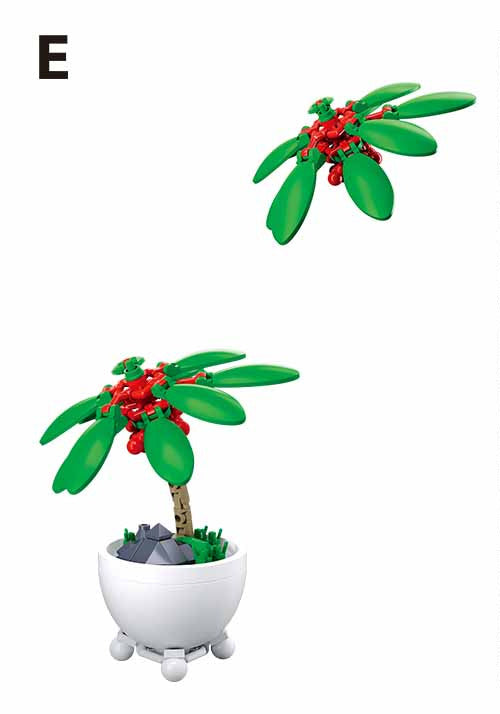Sluban M38-B1075E Blume im Topf