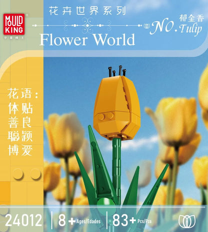 Mould King® 24012 Tulpe geschlossen
