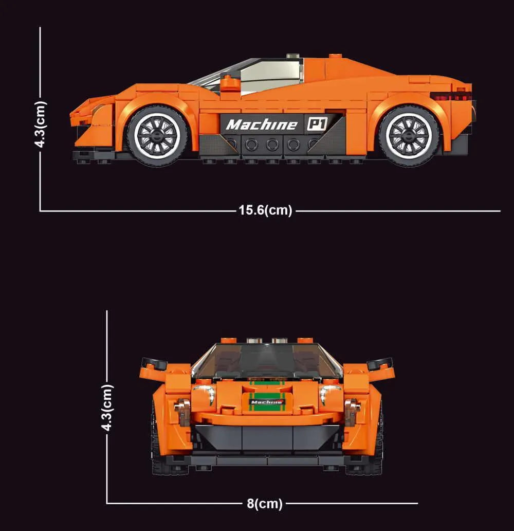 Mould King® 27004 P1 Supercar inkl. Vitrine