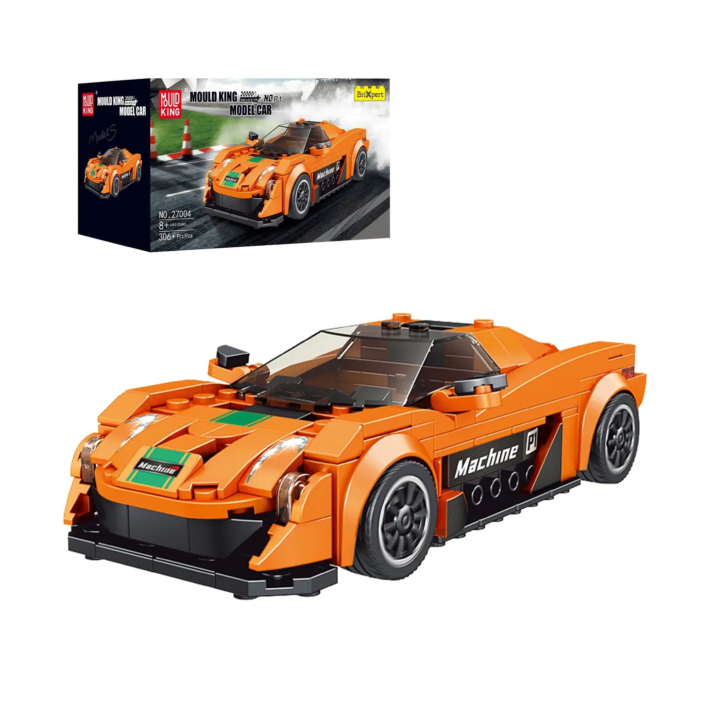 Mould King® 27004 P1 Supercar inkl. Vitrine
