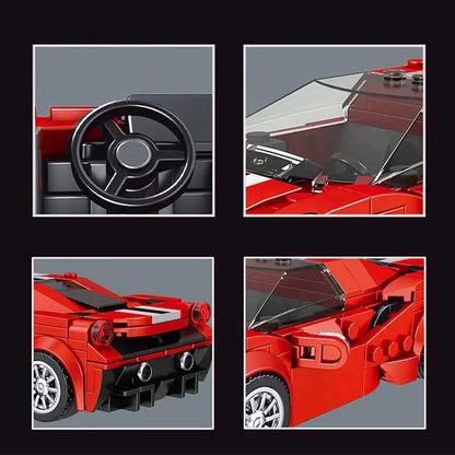 Mould King® 27006 Roter Sportwagen 488 GTB inkl. Vitrine