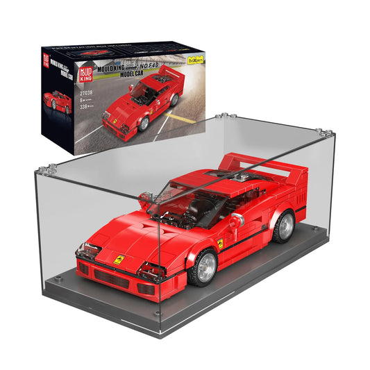 Mould King® 27038 Sportwagen F40 inkl. Vitrine