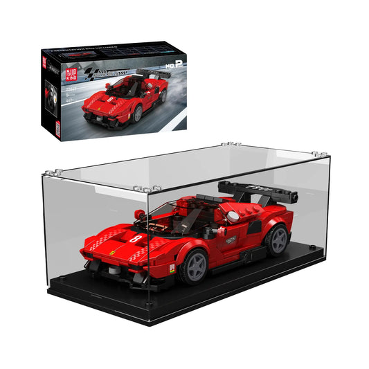 Mould King® 27069 P80C Super Car inkl. Vitrine