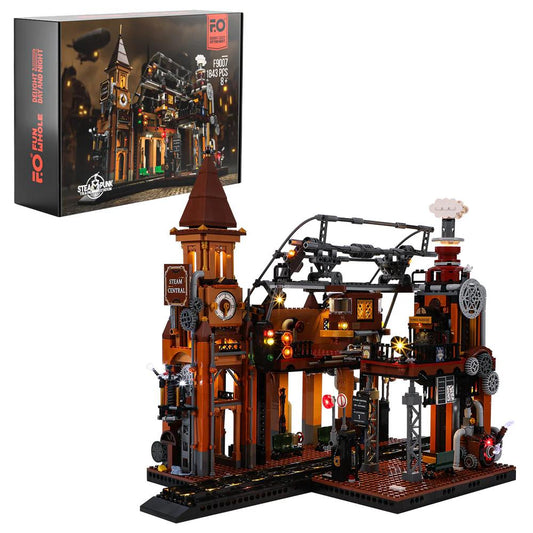 Funwhole® FO9007 Steampunk Bahnhof