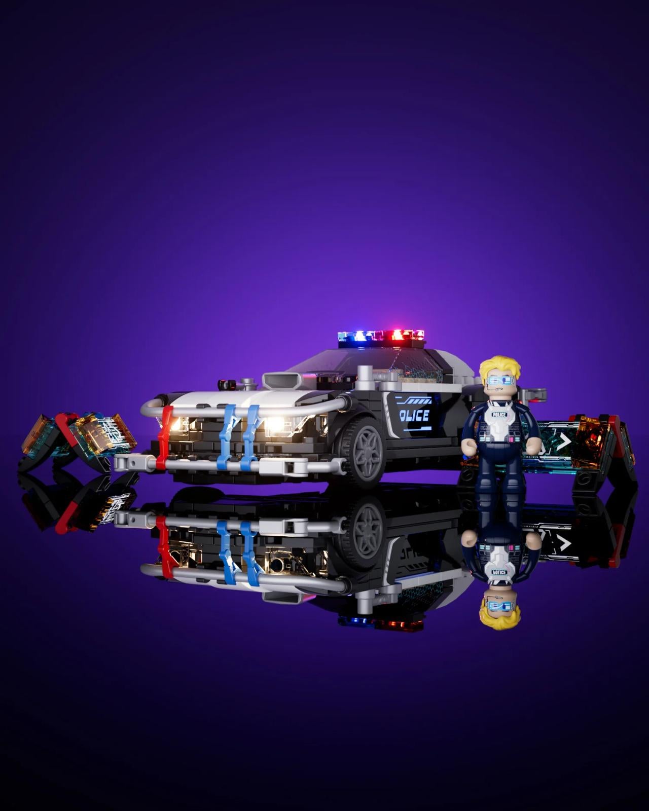 Funwhole® FO9043 Cyberpunk Polizeiauto