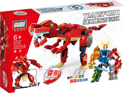 Gudi 8728 Transform Mecha-Dino: T-Rex