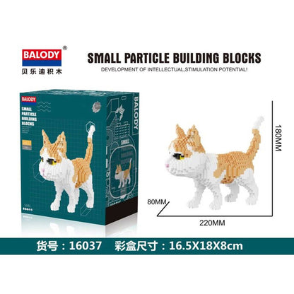 Balody® 16037 Katze rot-weiß