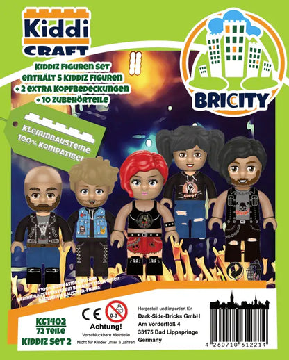 Kiddicraft KC1402 KIDDIZ Figuren-Pack: Rock Festival