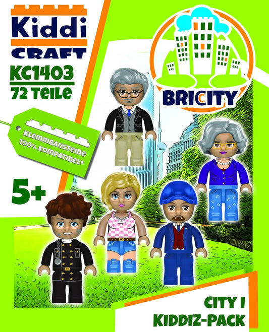Kiddicraft KC1403 KIDDIZ Figuren-Pack: City I