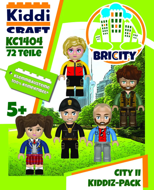 Kiddicraft KC1404 KIDDIZ Figuren-Pack: City II