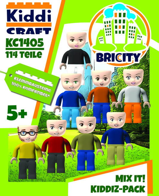 Kiddicraft KC1405 KIDDIZ Figuren-Pack: Mix it!