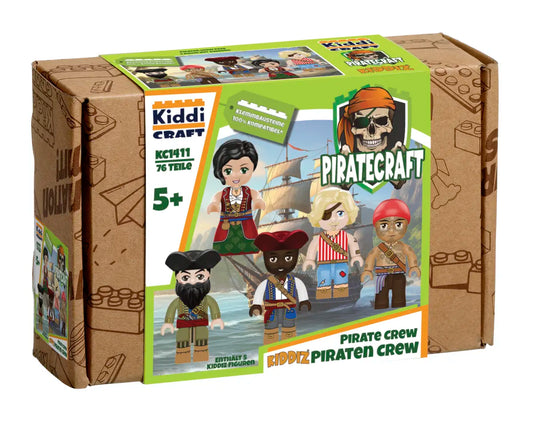 Kiddicraft KC1411 KIDDIZ Figuren-Pack: Piraten Crew