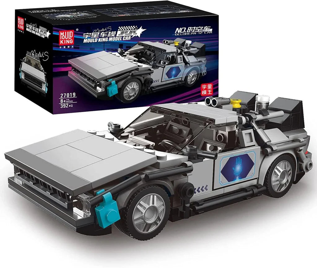 Mould King® 27019 Zeitreise Auto inkl. Vitrine