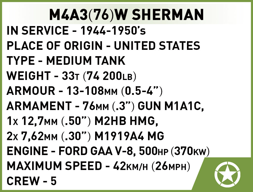 COBI® 3089 M4A3 Sherman