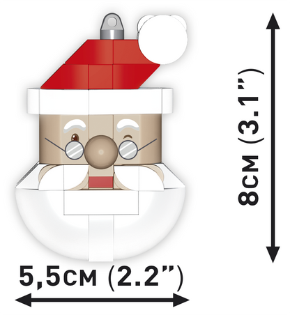 COBI® 20011 Christbaumschmuck - Weihnachtsmann