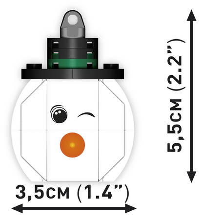 COBI® 20012 Christbaumschmuck - Schneemann