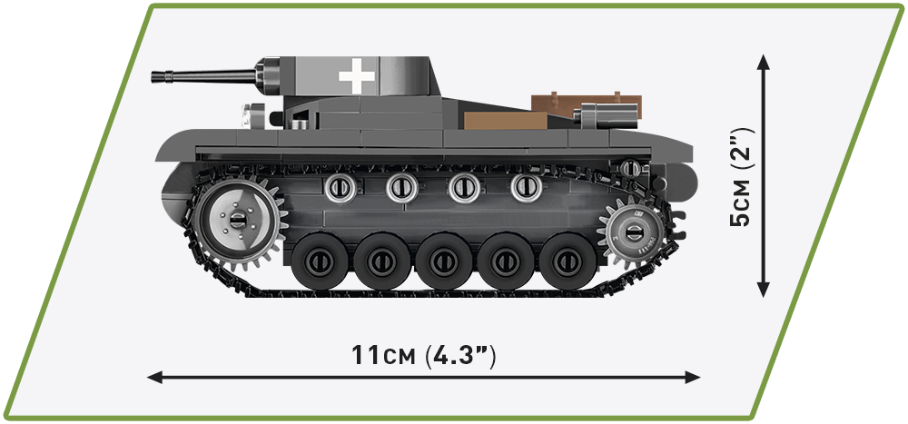 COBI® 2718 Panzer II Ausf. A